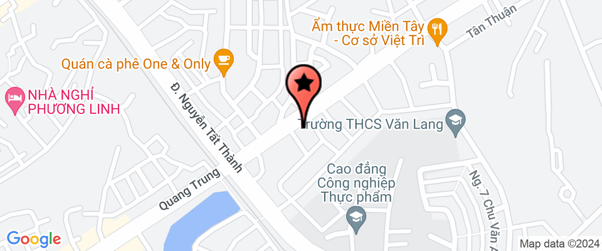 Map go to Hung Thang Phu Tho Company Limited