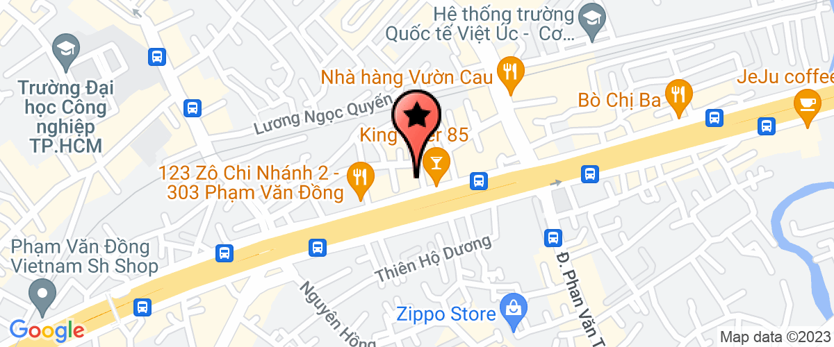 Map go to Toan Tri Education Joint Stock Company