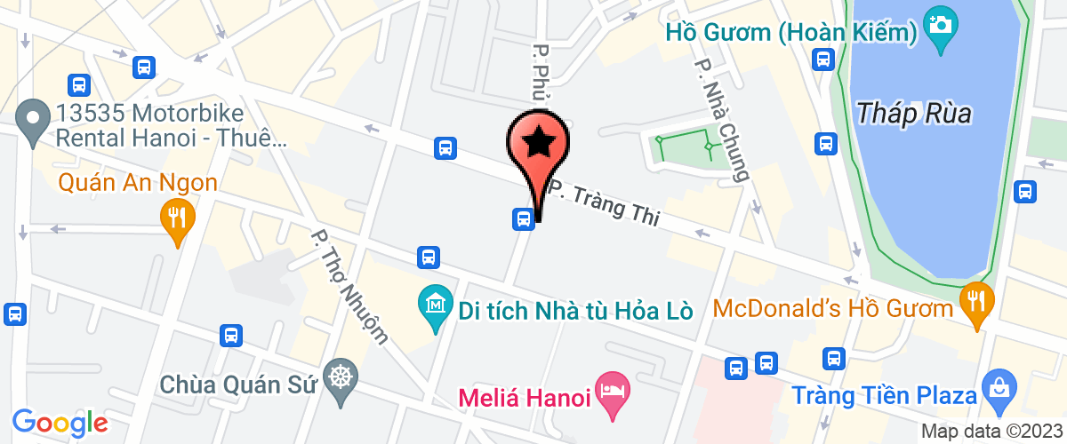 Map go to Dau Xua Company Limited
