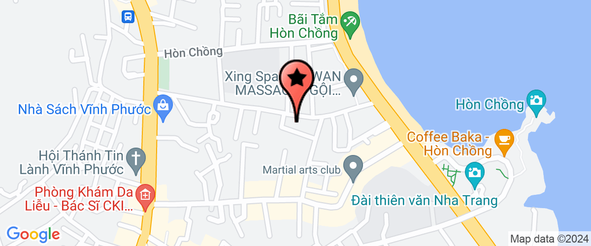 Map go to Thanh Vinh Ngoc Nha Trang Joint Stock Company