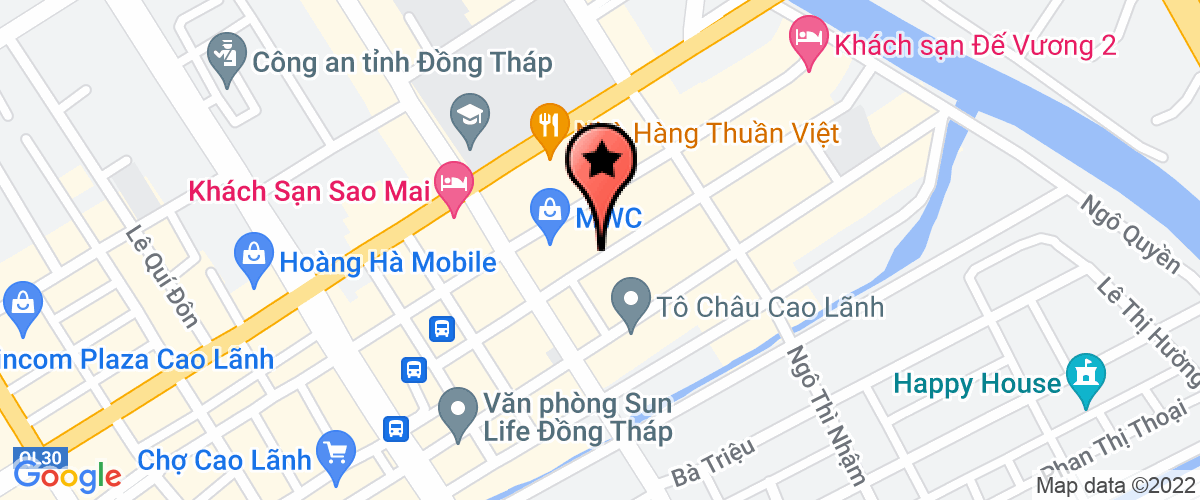 Bản đồ đến Công Ty TNHH Đầu Tư Xây Dựng Và Môi Trường Quang Minh