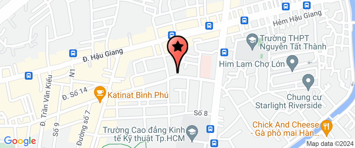 Map go to Cong ich Quan 6 Service Company Limited