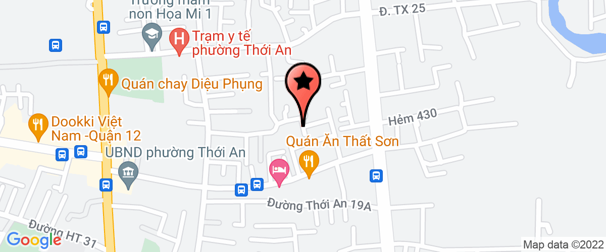 Map go to May Hoang Nhat Leather Investment Production Company Limited