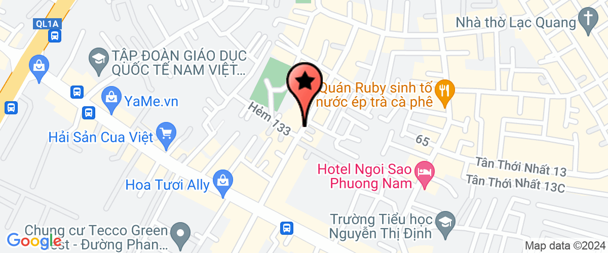 Map go to Thien Tan Sport Service Trading Company Limited