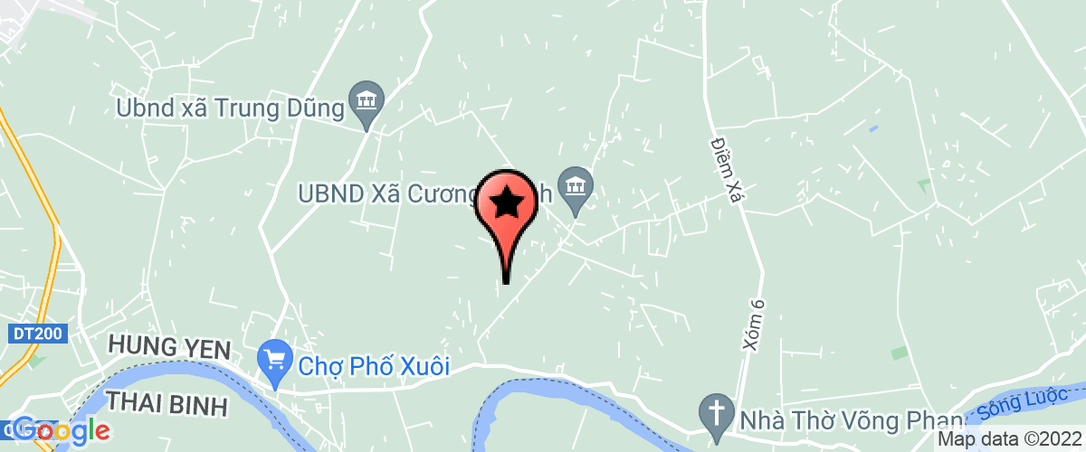 Map go to Cuong Chinh Secondary School