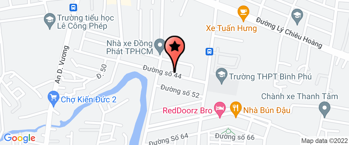 Map go to Hoang Dung Service Company Limited