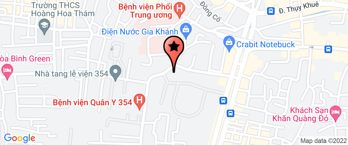 Map go to Ha Noi Sport Development  Investment Joint Stock Company