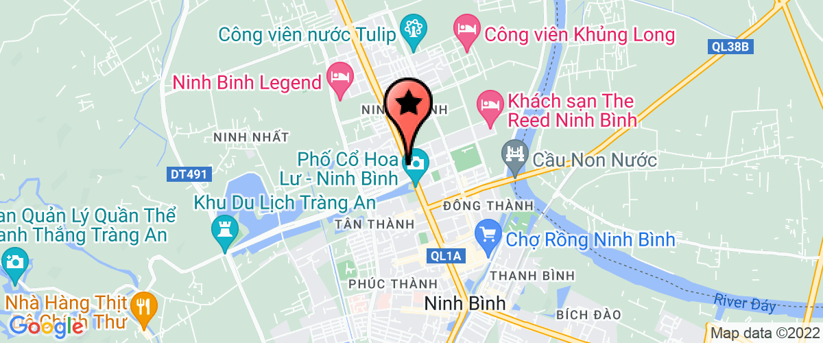 Map go to So xay dung Ninh Binh