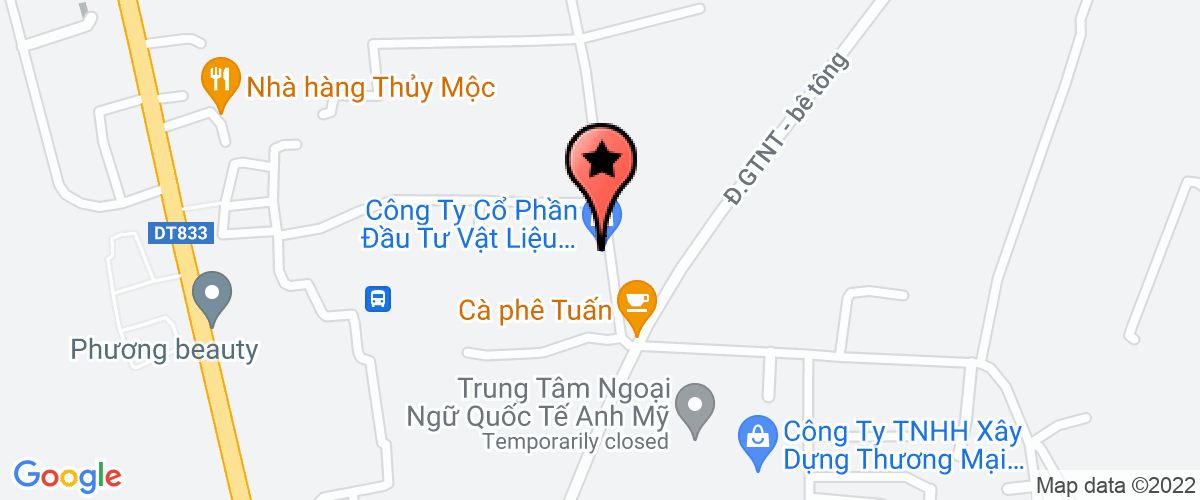 Map go to Ngan Loc Investment Joint Stock Company