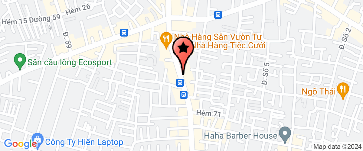 Map go to DV Thao Nhi Company Limited