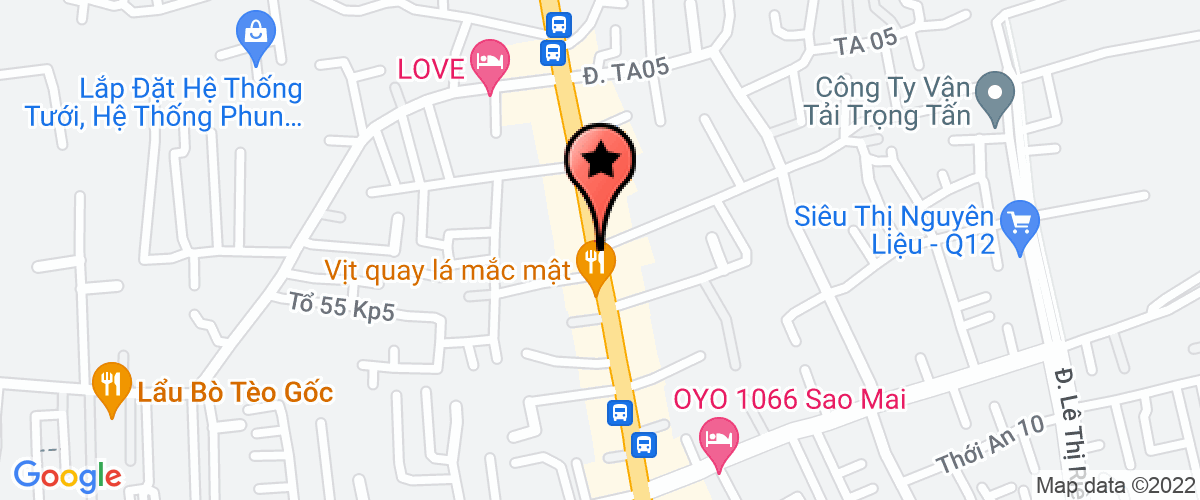 Map go to Karaoke Tuong Vy Company Limited