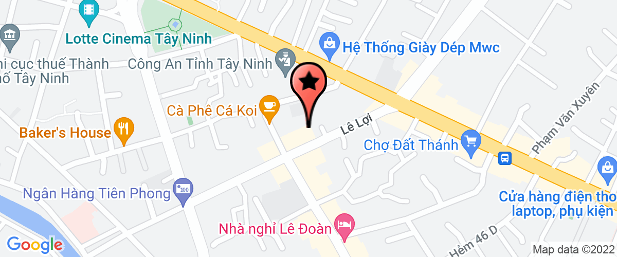 Map go to Ban quan ly du an VAHIP Tay Ninh giai doan 2011-2014
