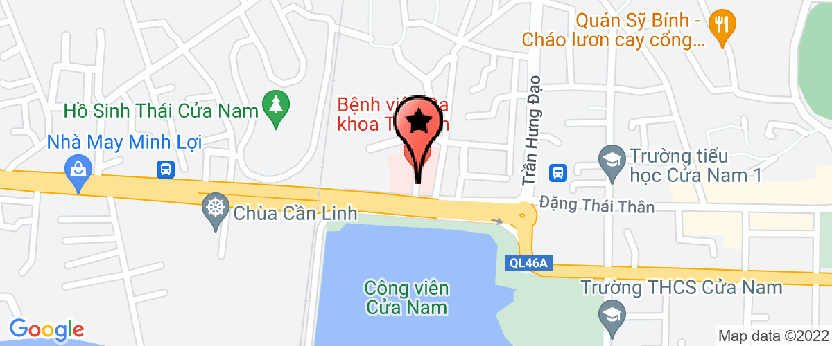 Map go to Nghe An Medical Joint Stock Company