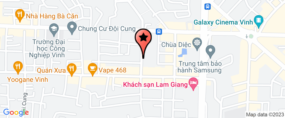 Map go to Cung Ung Sach Nghe An Food Company Limited