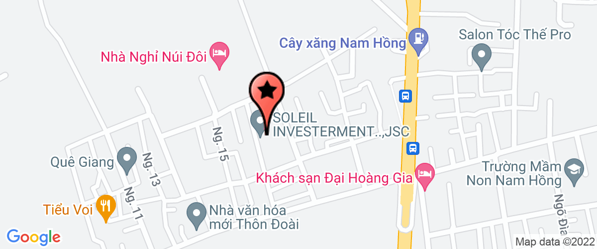 Map go to Canh Quan Viet Hung Construction Joint Stock Company