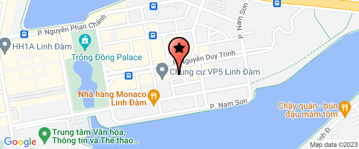Map go to thuong mai Nam sao moi Ha noi Company Limited