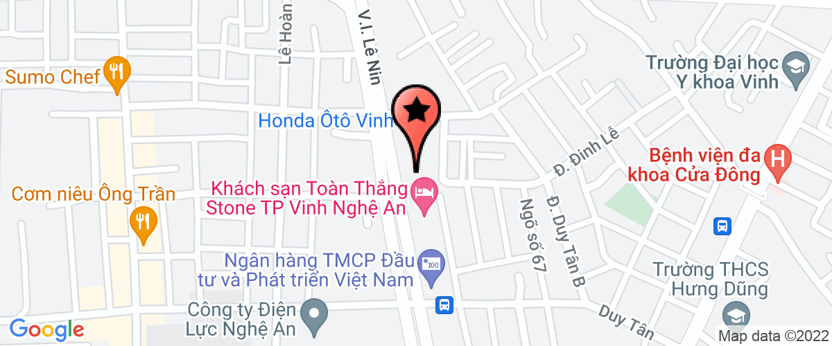 Map go to Doanh nghiep TN gara o to Duc Tam