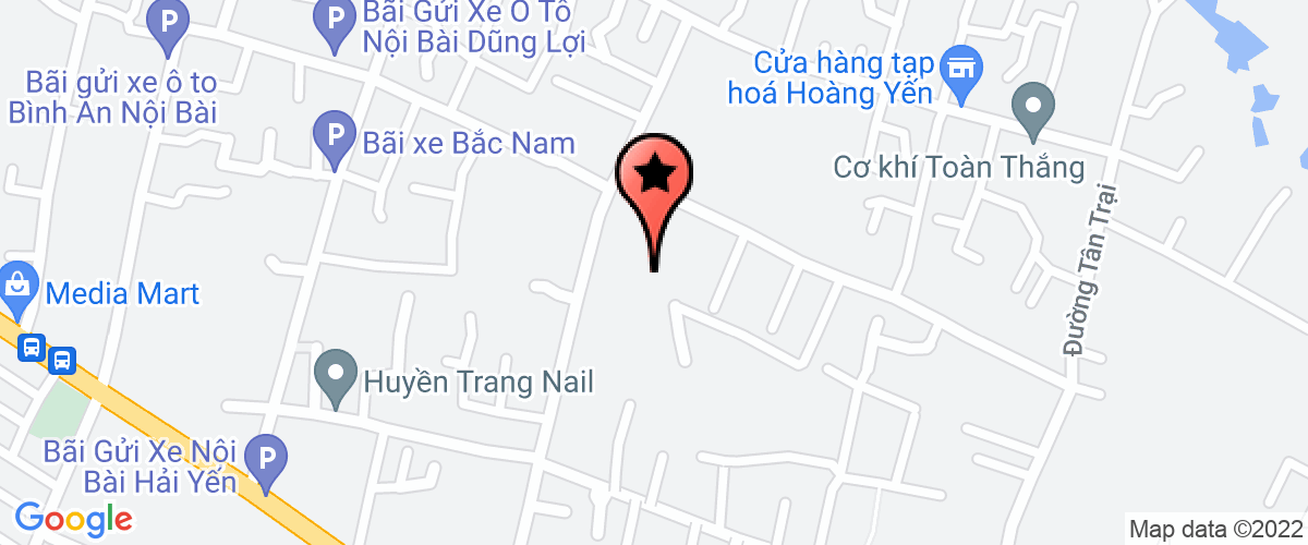 Map go to Hoang Phong Investment Development Joint Stock Company