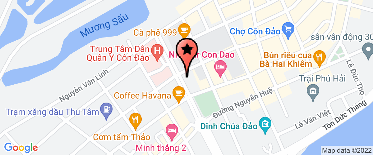 Map go to Thu Vien Con Dao District