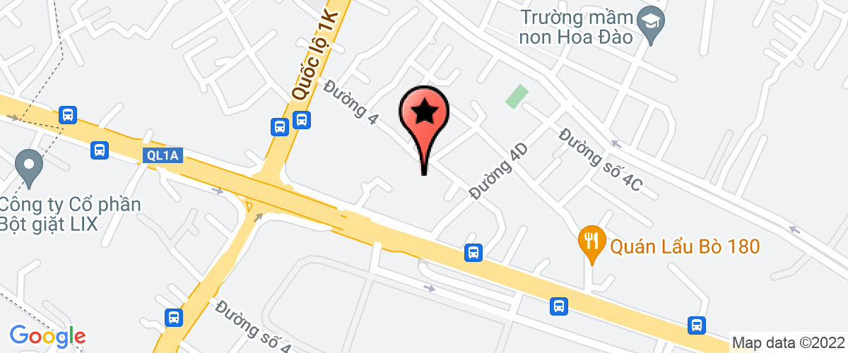 Map go to Dong Nam Thien Trading Services Company Limited
