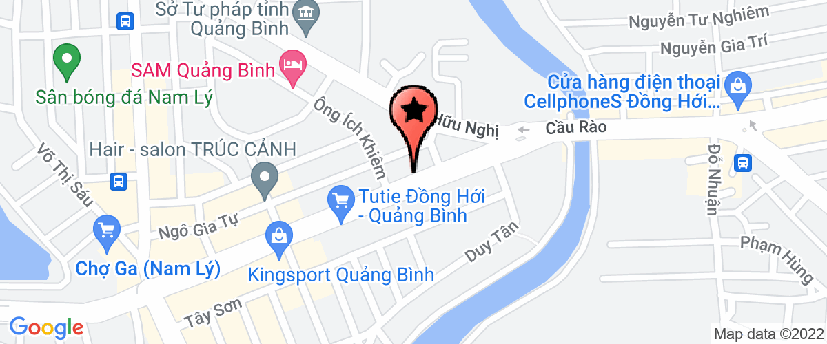 Map go to So 1 Truong Thanh Construction Joint Stock Company
