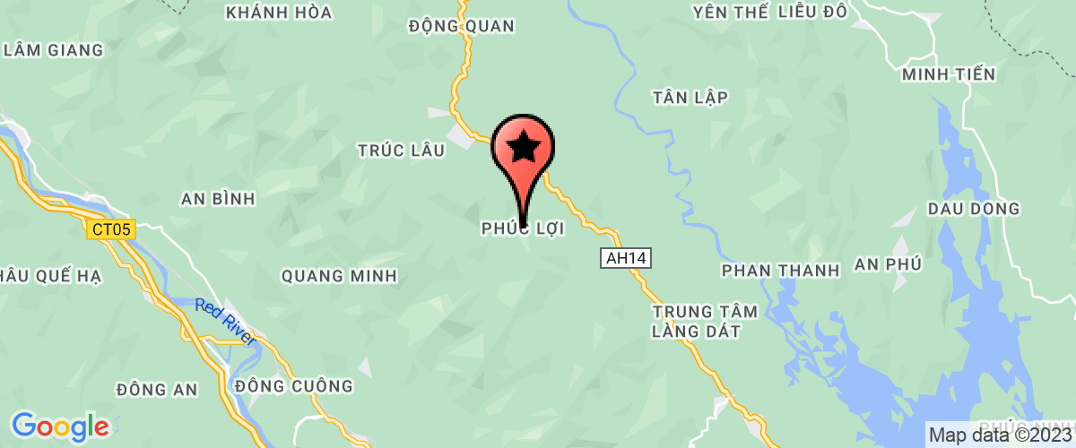 Map go to Doi thue so 3 - Xa Phuc Loi