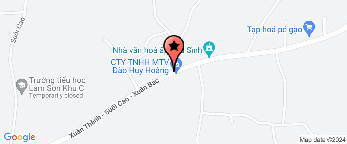 Map go to Dao Huy Hoang Company Limited