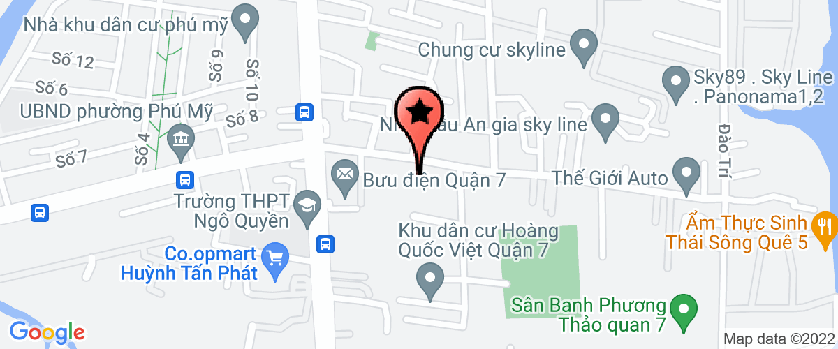 Bản đồ đến Công Ty TNHH Đầu Tư Thương Mại Phú Dũng