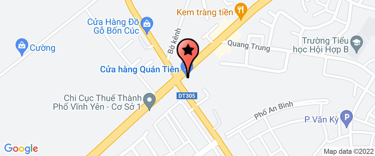 Map go to XD&TM Tam Phuc Company Limited