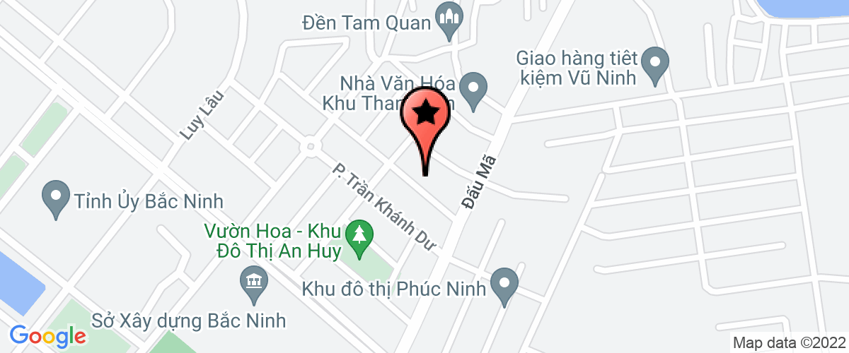 Map go to Kinh Bac Investment Property Joint Stock Company