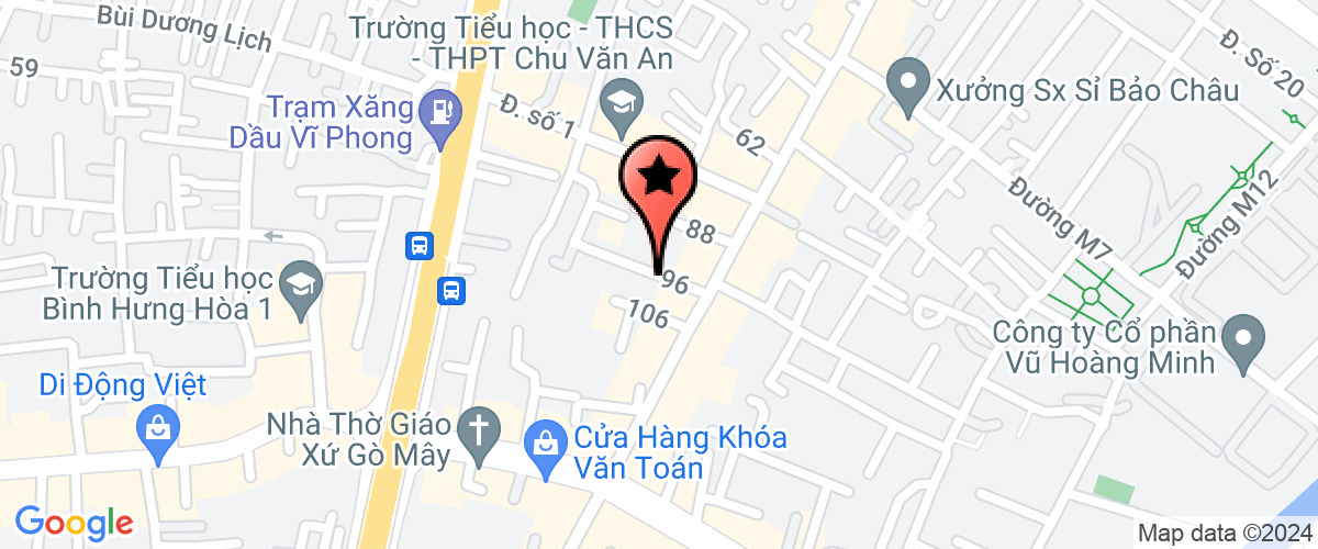 Map go to Sliver Hawks VietNam Import Export Company Limited