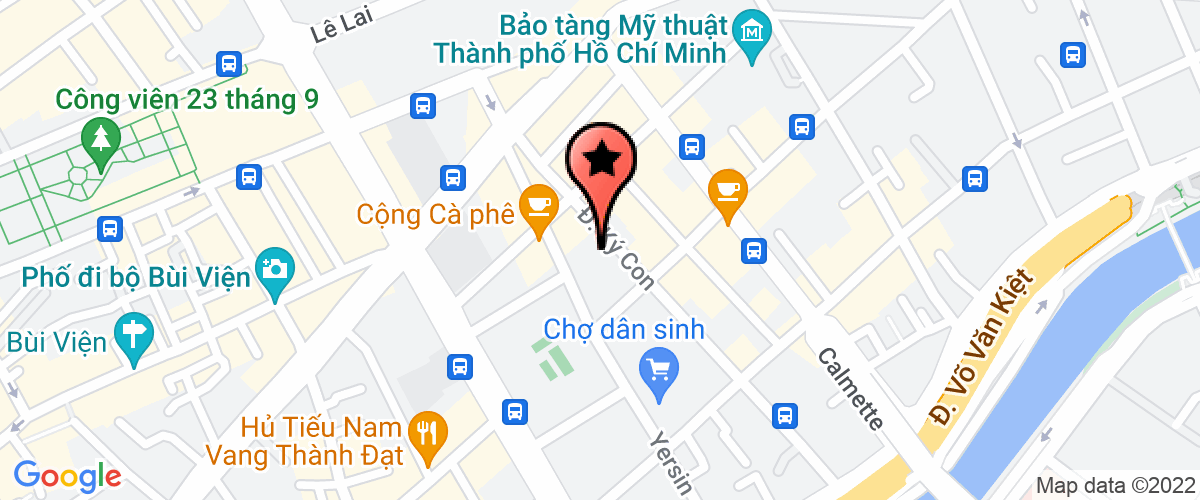 Map go to Ban Boi Thuong Giai Phong Mat Bang Quan 1