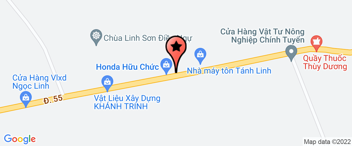 Map go to Hoang Long Services And Trading Production Company Limited