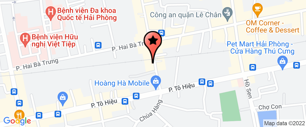 Map go to Huyen Trang Joint Stock Company