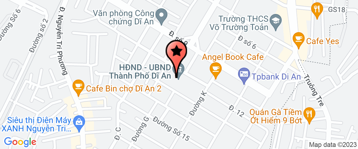Map go to Massages Thanh Binh Hotel Restaurant Service Company Limited