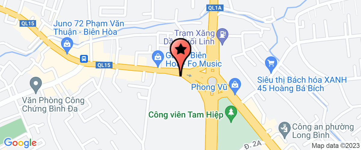 Bản đồ đến Công Ty TNHH Sejong Paper Tube Vina