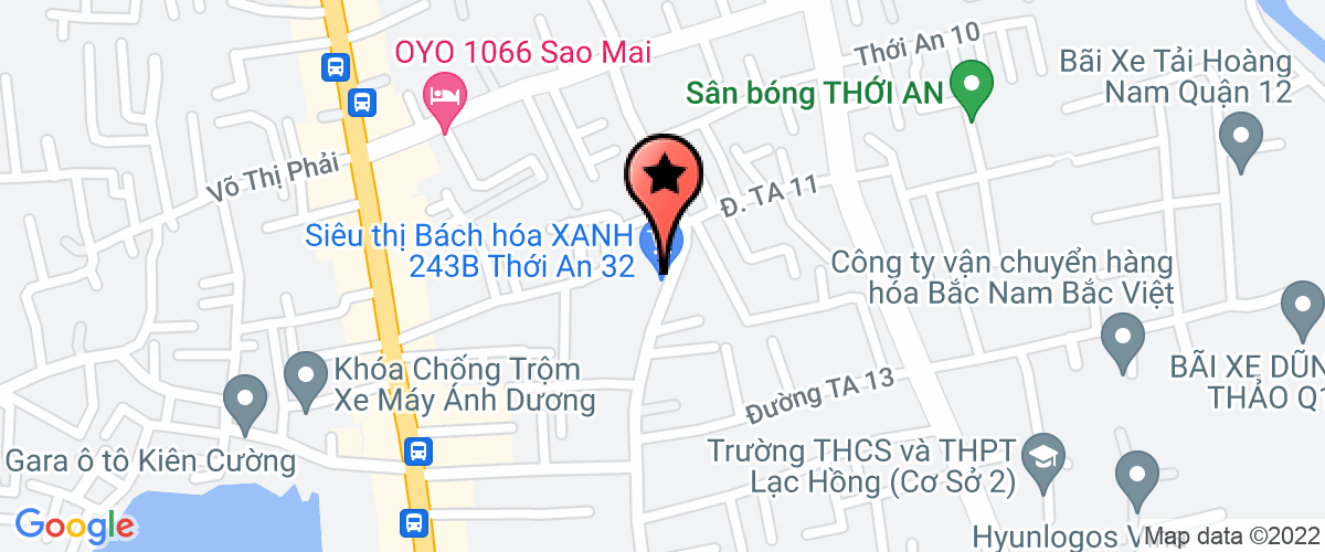 Map go to Hoa Phat Designing Construction Landscape Company Limited