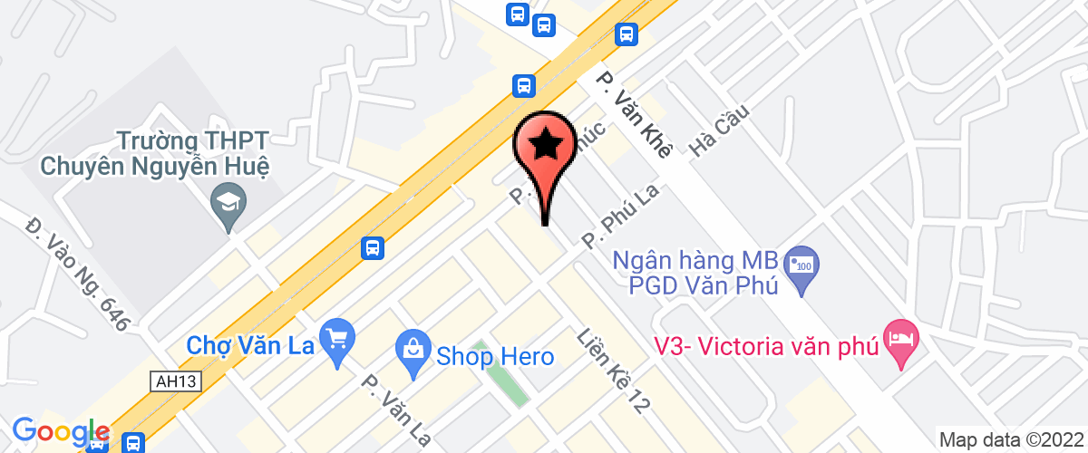 Map go to An Nhien VietNam Company Limited