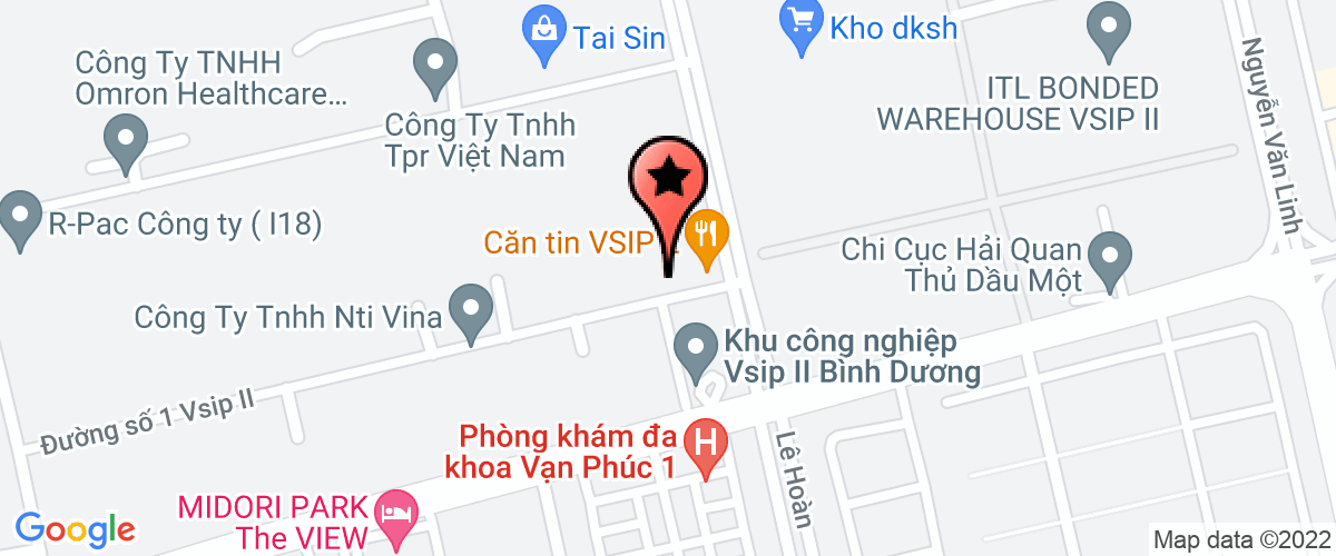 Map go to PANASONIC ECO SOLUTIONS VN ( nop ho NTNN) Company Limited