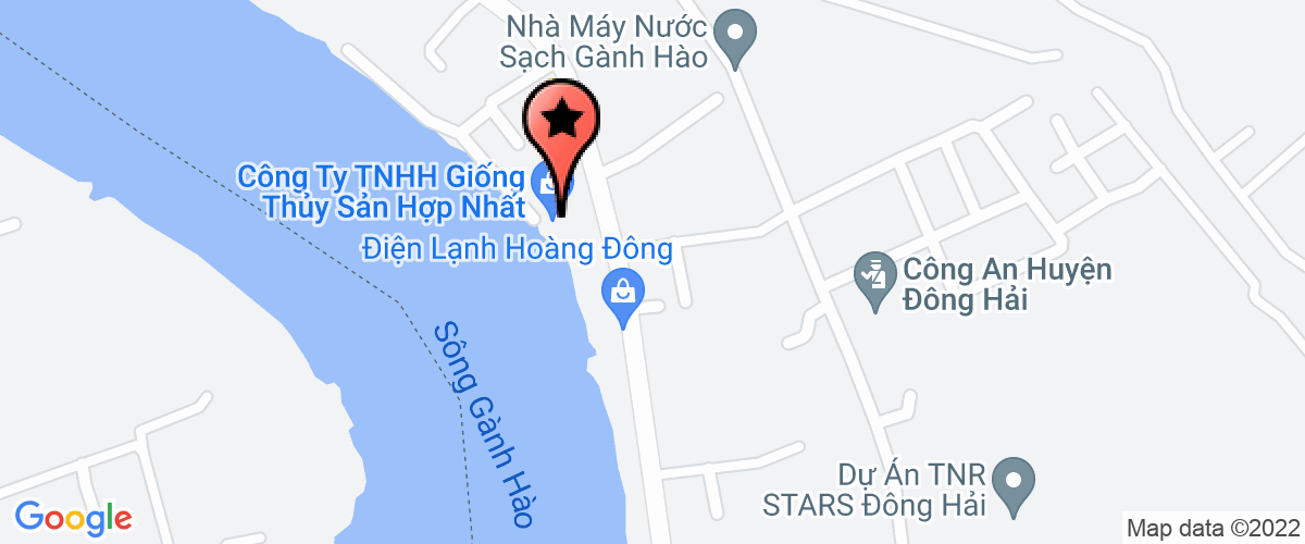 Bản đồ đến Công Ty TNHH Một Thành Viên Tôm Giống Hoàng Lộc