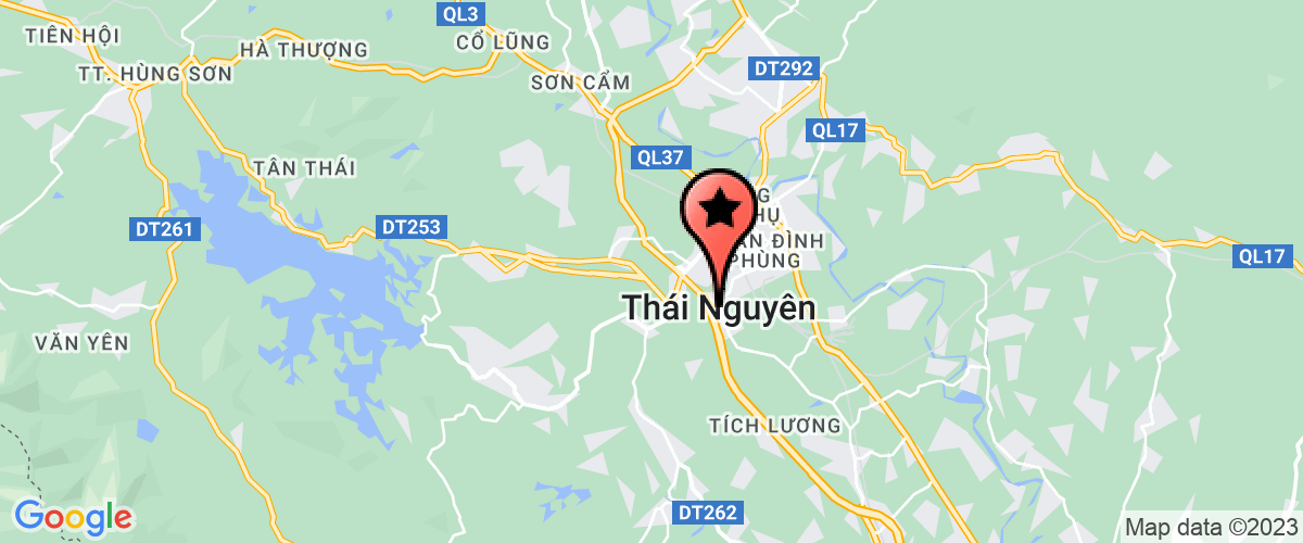Map go to So Khoa hoc va Cong nghe Thai Nguyen Province