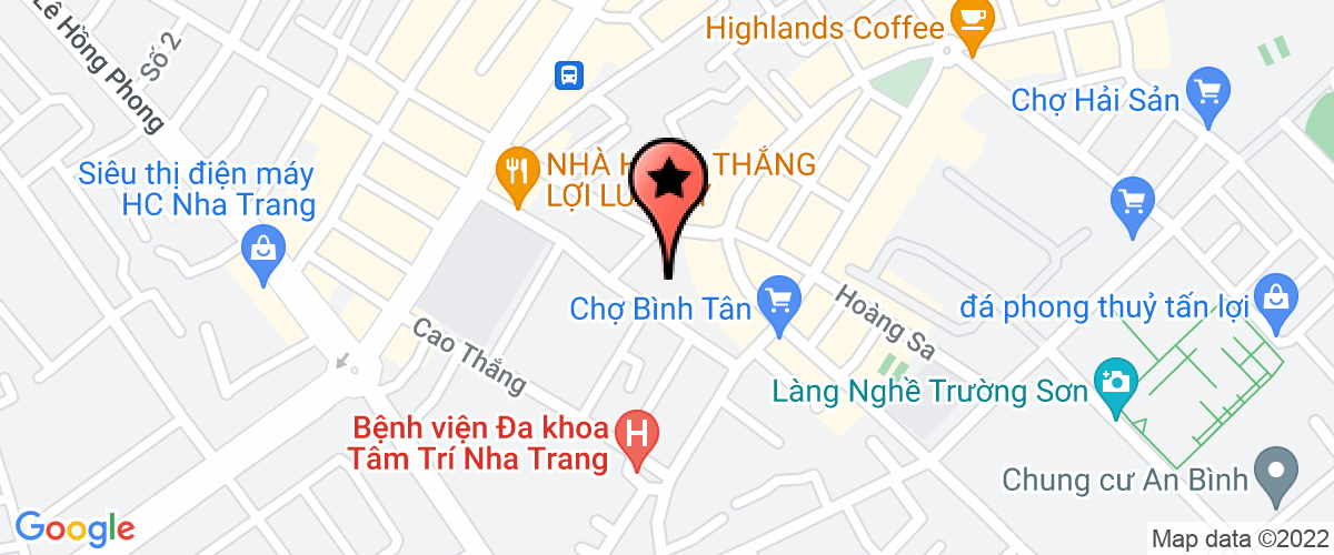 Map go to Ky Tam Nha Trang Joint Stock Company
