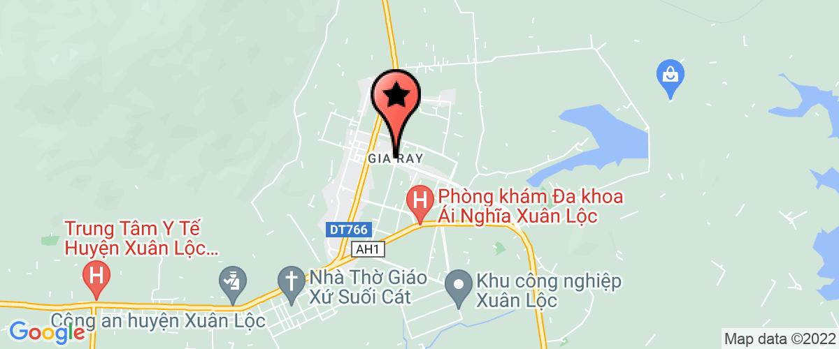 Map go to Hoi Nong Dan Xuan Loc District