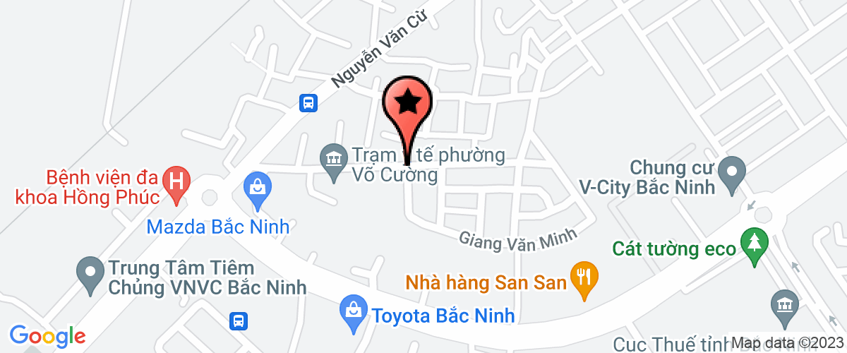 Map go to Van Hiep Trading And Production Company Limited