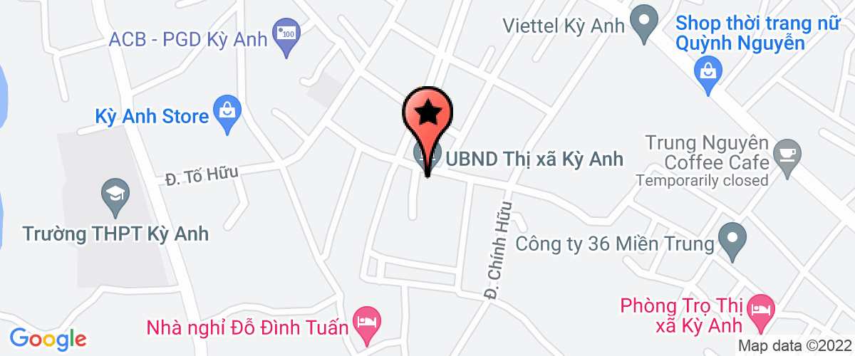 Map go to Trung Hau Trading Construction Joint Stock Company