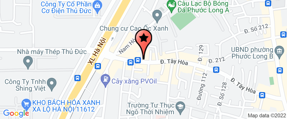 Map go to Khang Thien Investment Joint Stock Company
