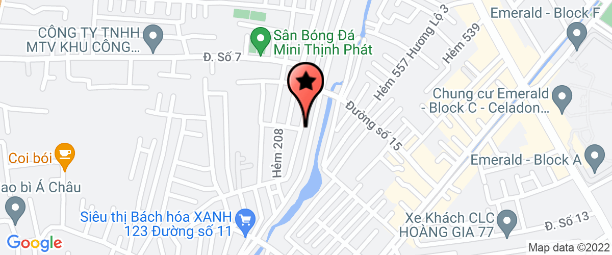 Map go to Hanh Nhan Manpower Supply Company Limited