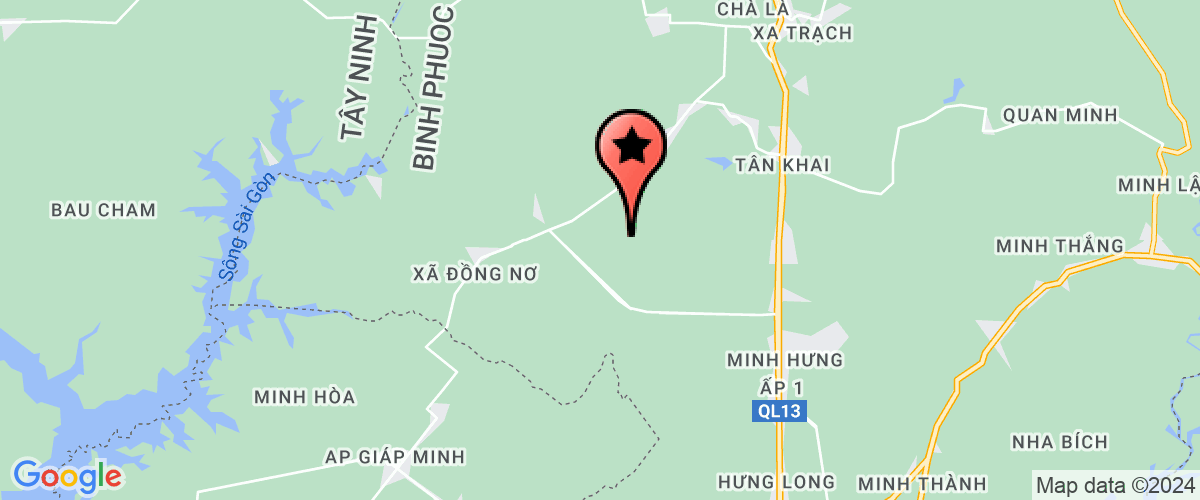 Map go to Khi Binh Long Farm Private Enterprise