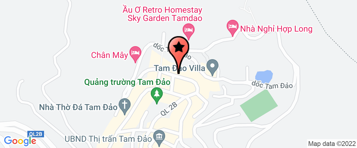 Map go to Tam Dao Green Investment Joint Stock Company