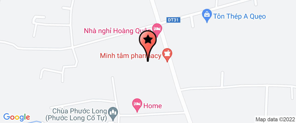 Map go to Cap Nuoc Thuan Phat Gao Market Private Enterprise
